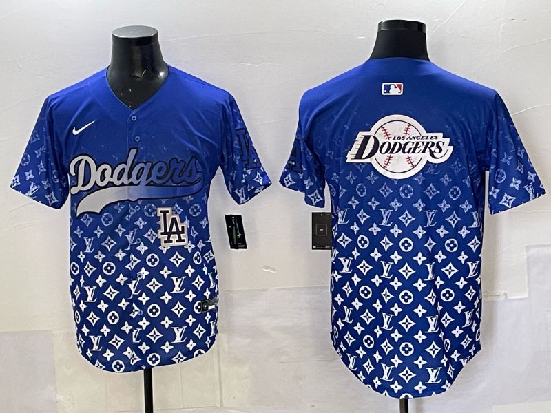 Men Los Angeles Dodgers Blank Blue Nike 2025 MLB jersey 013->los angeles dodgers->MLB Jersey